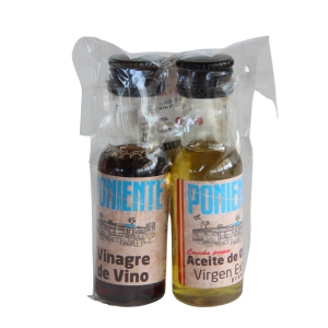 Aceite de Oliva Virgen Extra El Poniente y Vinagre de Jerez Combo